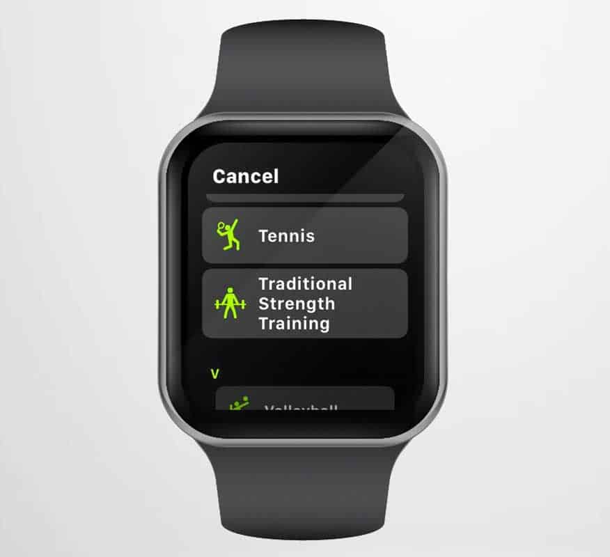 Lifting weights 2025 with apple watch